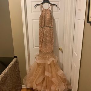Jovani Rose Gold Gown